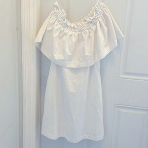 H&M Off the shoulder white pocket dress